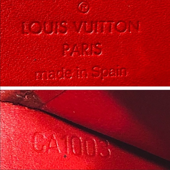 GENUINE LOUIS VUITTON Red Vernis Notebook Agenda Cover PM - Picture 12 of 12